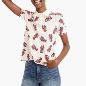 J.Crew The Reeds X Lobster Polo Sweater